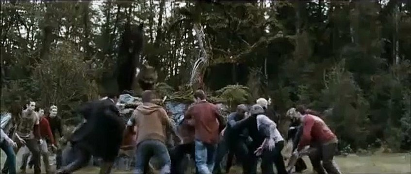 twilight eclipse fight scene cullens & wearwolves vs newborns