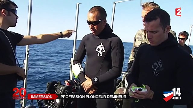 Immersion avec des plongeurs démineurs