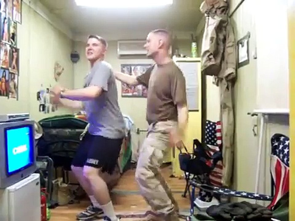 U.S. Army Soldiers dancing to Bloodhound Gang - The Bad Touch