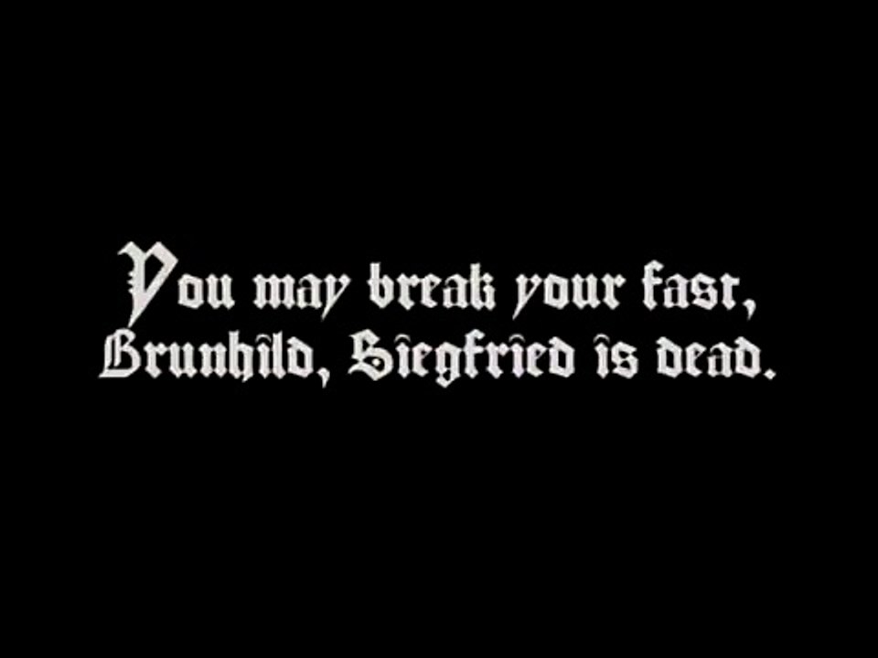 Die Nibelungen Siegfried (1924) Fritz Lang - Segment