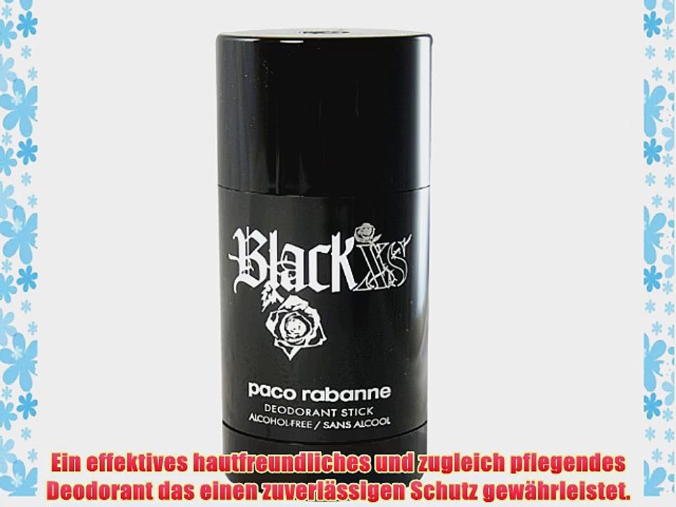 Paco Rabanne Black XS homme / men Deodorant Stick 75 ml 1er Pack (1 x 75 ml)