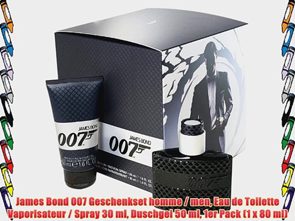 James Bond 007 Geschenkset homme / men Eau de Toilette Vaporisateur / Spray 30 ml Duschgel