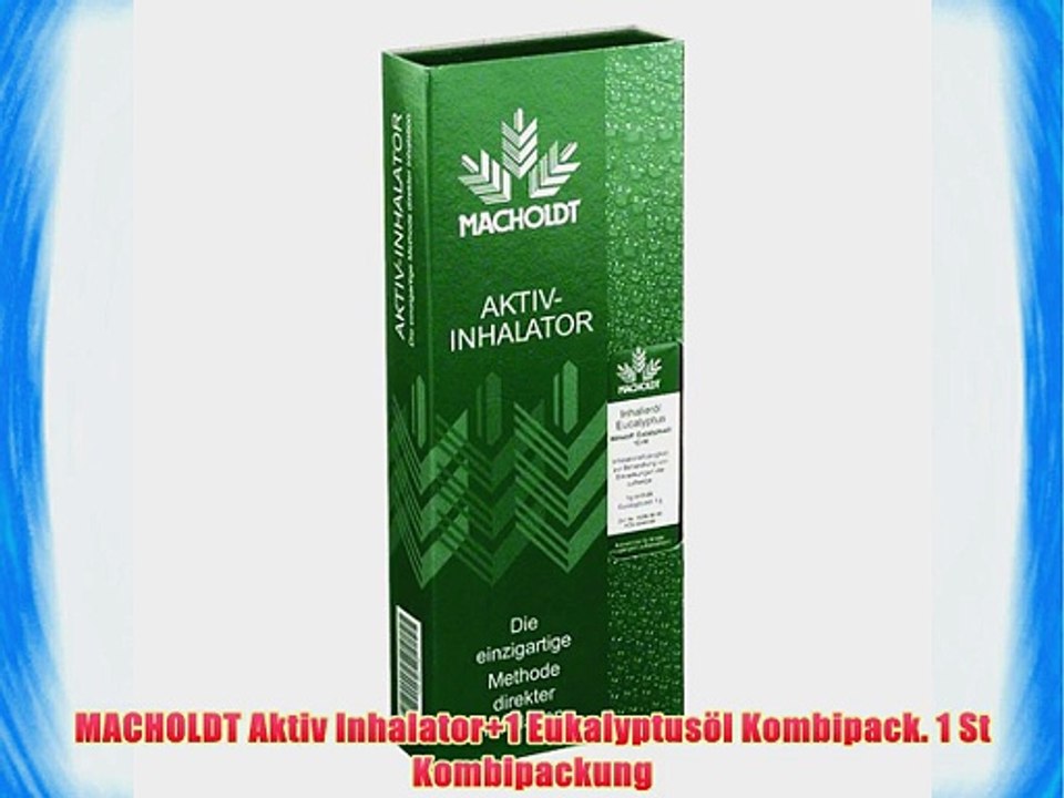 MACHOLDT Aktiv Inhalator 1 Eukalyptus?l Kombipack. 1 St Kombipackung