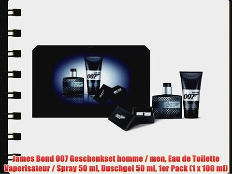 James Bond 007 Geschenkset homme / men Eau de Toilette Vaporisateur / Spray 50 ml Duschgel