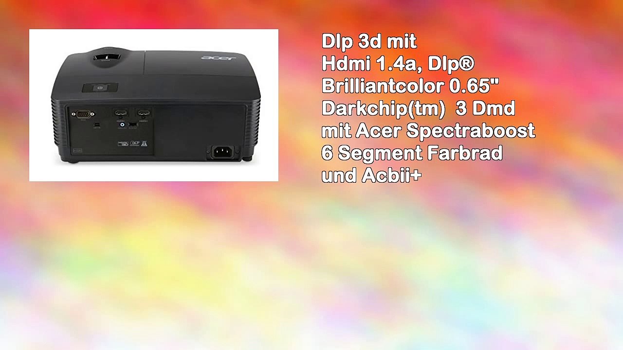 Acer X152h 3d Full Hd Dlpprojektor Hdmimhl 3.000