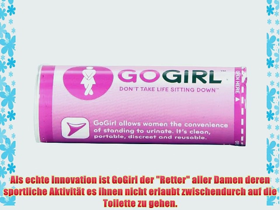 Wantalis femurinal silikon faltbar und wiederverwendbar rosa gogirl