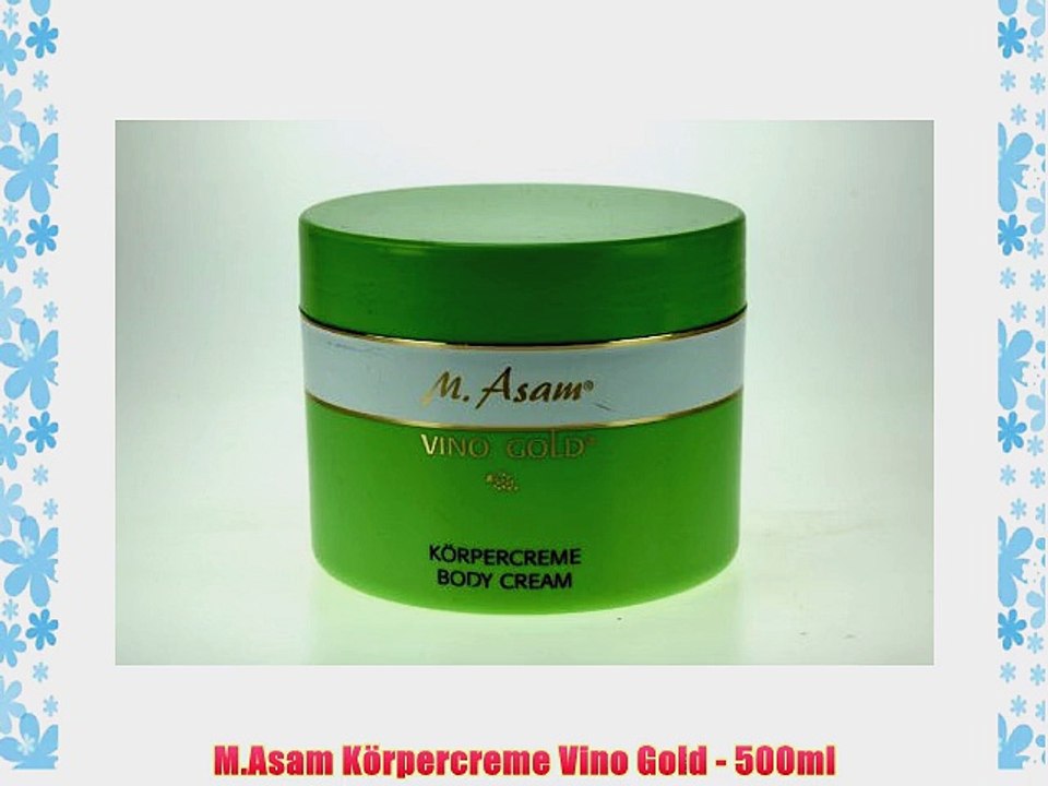 M.Asam K?rpercreme Vino Gold - 500ml