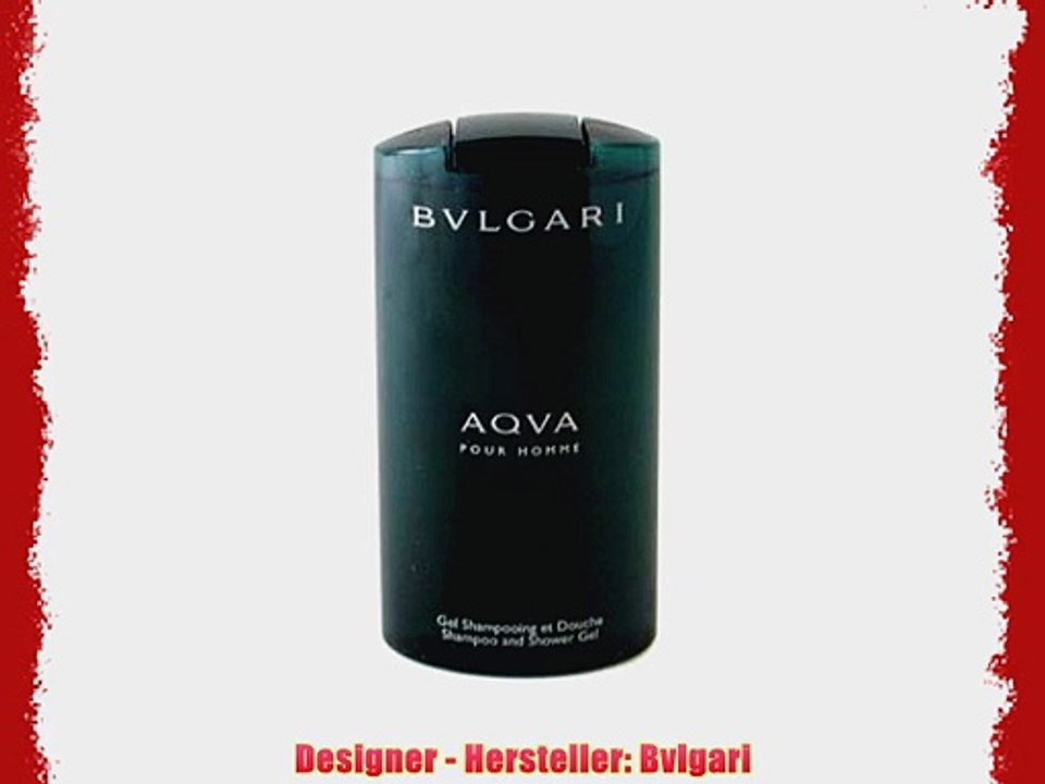 Bvlgari Aqva homme/man Duschgel 200 ml
