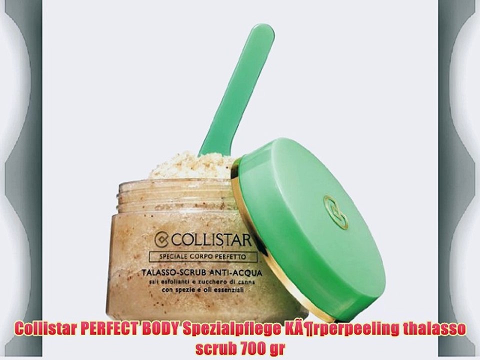 Collistar PERFECT BODY Spezialpflege K??rperpeeling thalasso scrub 700 gr
