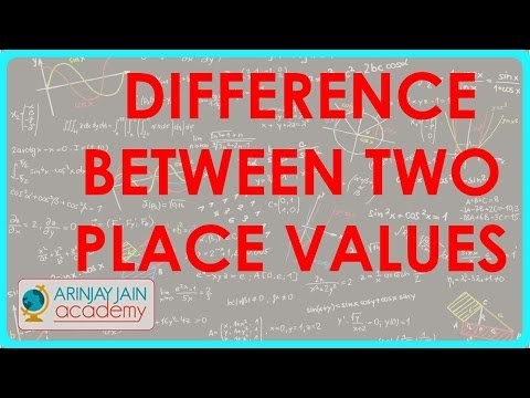 37. Finding out difference between two Place values