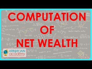 898. Wealth Taxation in India: How to Calculate Net Wealth for CA Final Students 📊