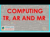 933. Class XII - Economics - Problem 1 on computing TR, AR and MR