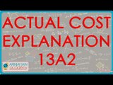 976.CA IPCC   Actual cost Explanation 13a2