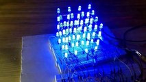 Como hacer un cubo de LEDs 4x4x4 con Arduino