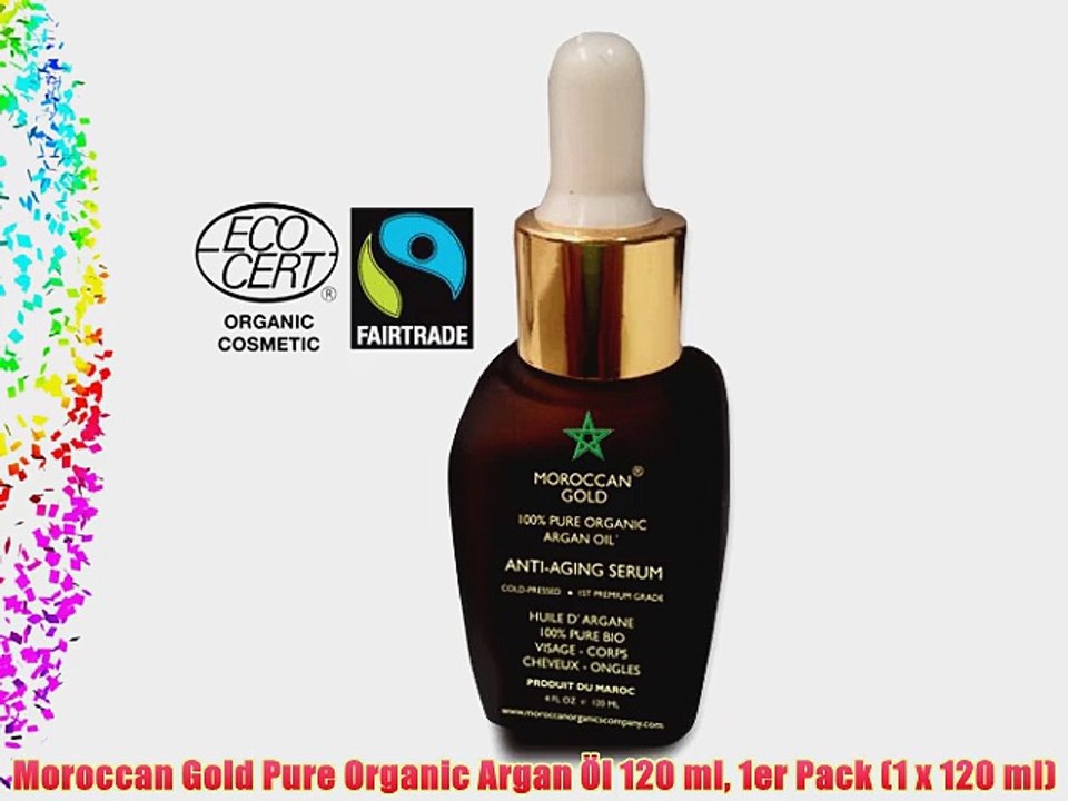 Moroccan Gold Pure Organic Argan ?l 120 ml 1er Pack (1 x 120 ml)