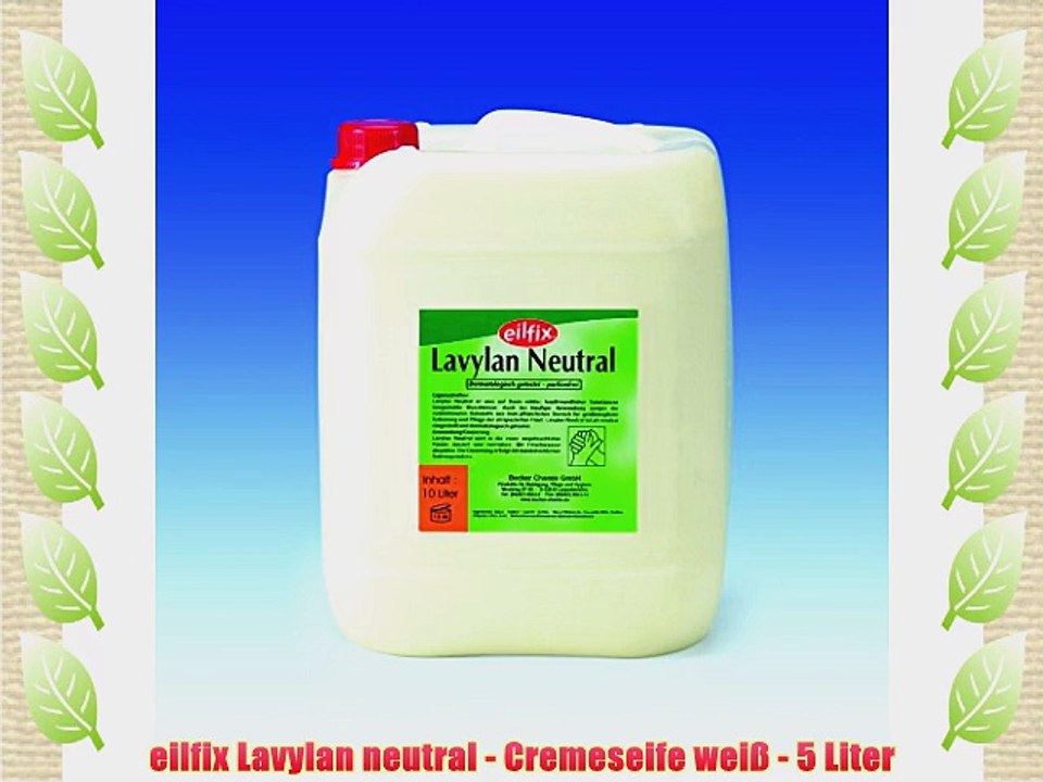 eilfix Lavylan neutral - Cremeseife wei? - 5 Liter
