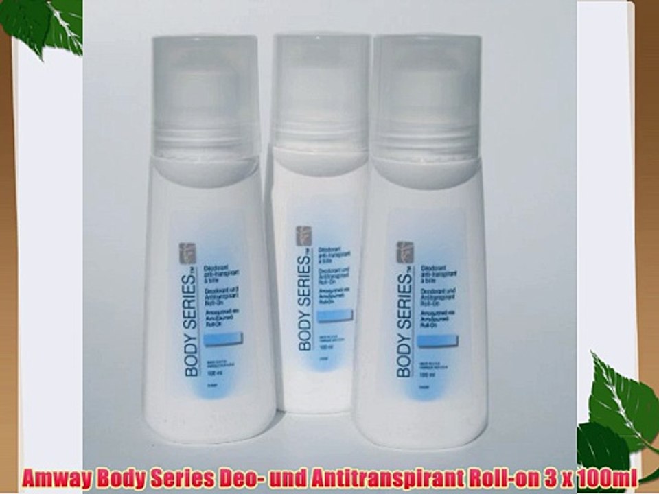 Amway Body Series Deo- und Antitranspirant Roll-on 3 x 100ml