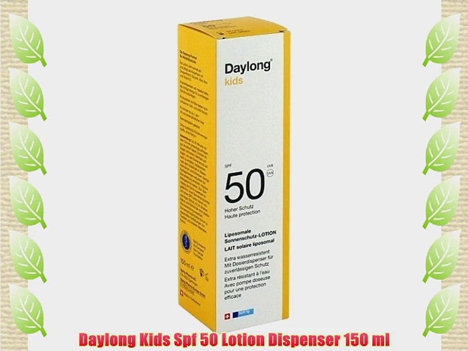 Daylong Kids Spf 50 Lotion Dispenser 150 ml