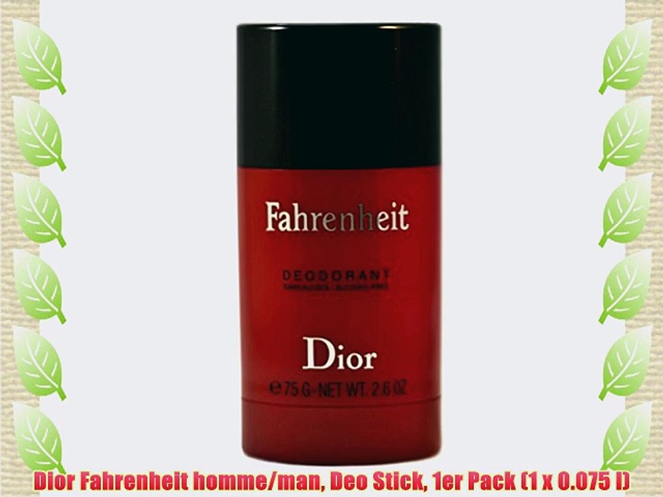 Dior Fahrenheit homme/man Deo Stick 1er Pack (1 x 0.075 l)
