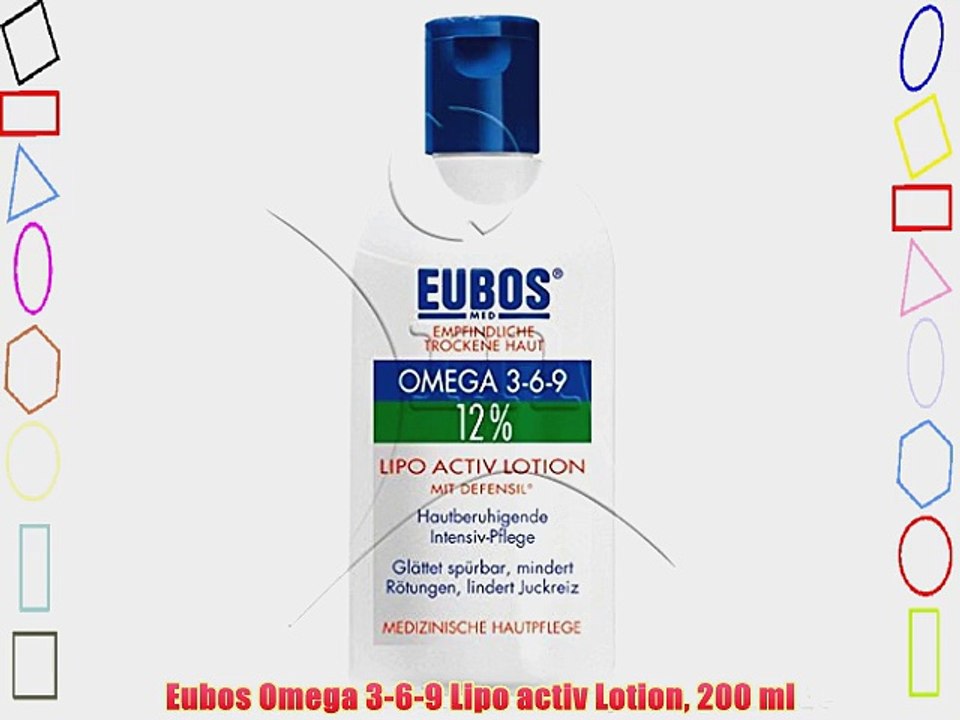 Eubos Omega 3-6-9 Lipo activ Lotion 200 ml