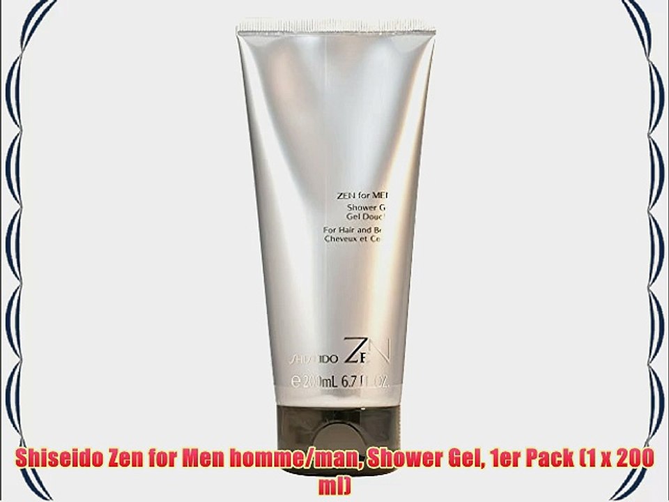 Shiseido Zen for Men homme/man Shower Gel 1er Pack (1 x 200 ml)