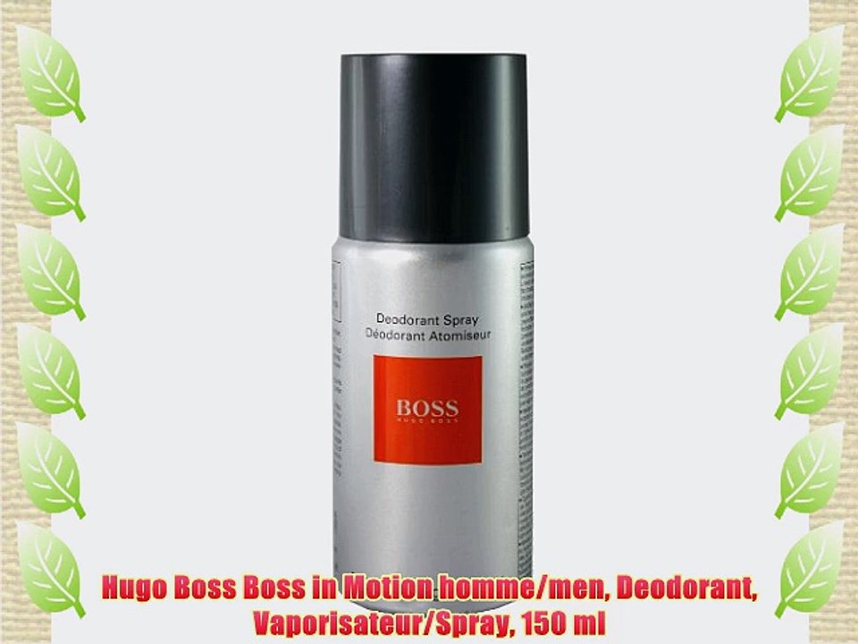 Hugo Boss Boss in Motion homme/men Deodorant Vaporisateur/Spray 150 ml