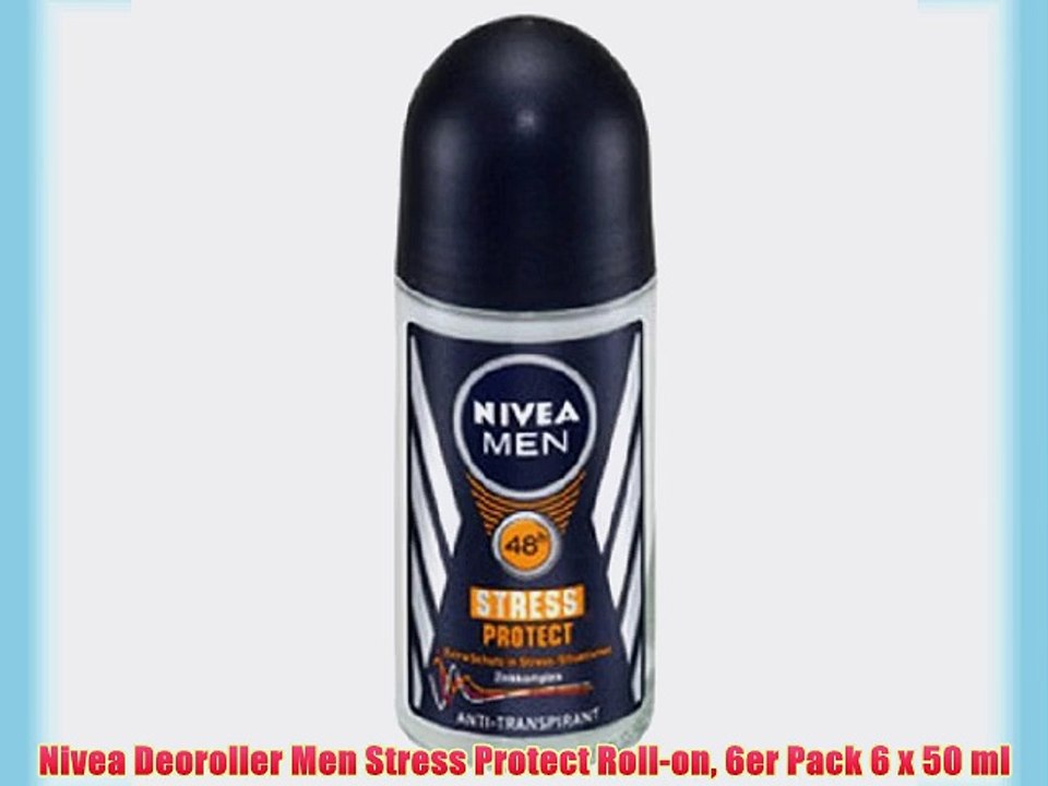 Nivea Deoroller Men Stress Protect Roll-on 6er Pack 6 x 50 ml