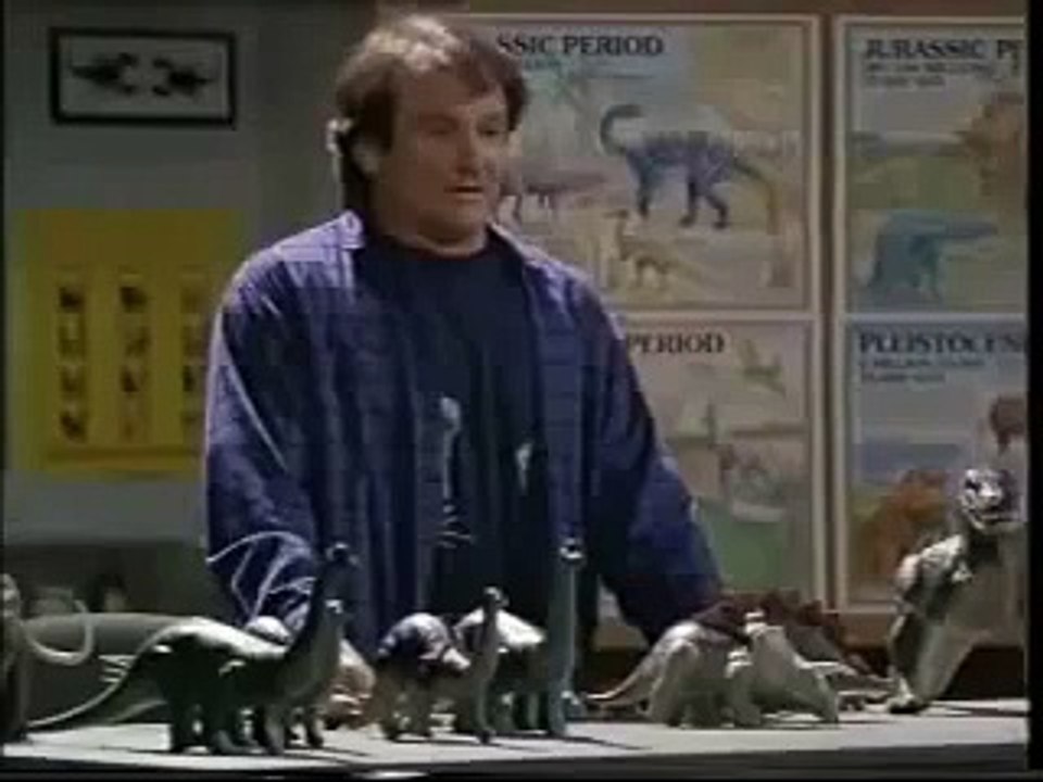 Mrs Doubtfire - Dinosaurs - No Meat, Big Feet - Robin Williams