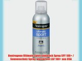 Neutrogena Ultimate Sport Sunblock Spray SPF 100  / Sonnenschutz Spray wasserfest LSF 100