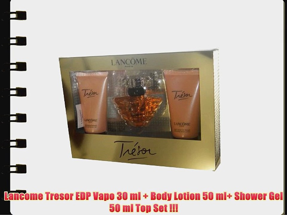 Lancome Tresor EDP Vapo 30 ml   Body Lotion 50 ml  Shower Gel 50 ml Top Set !!!