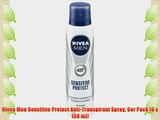 Nivea Men Sensitive Protect Anti-Transpirant Spray 6er Pack (6 x 150 ml)