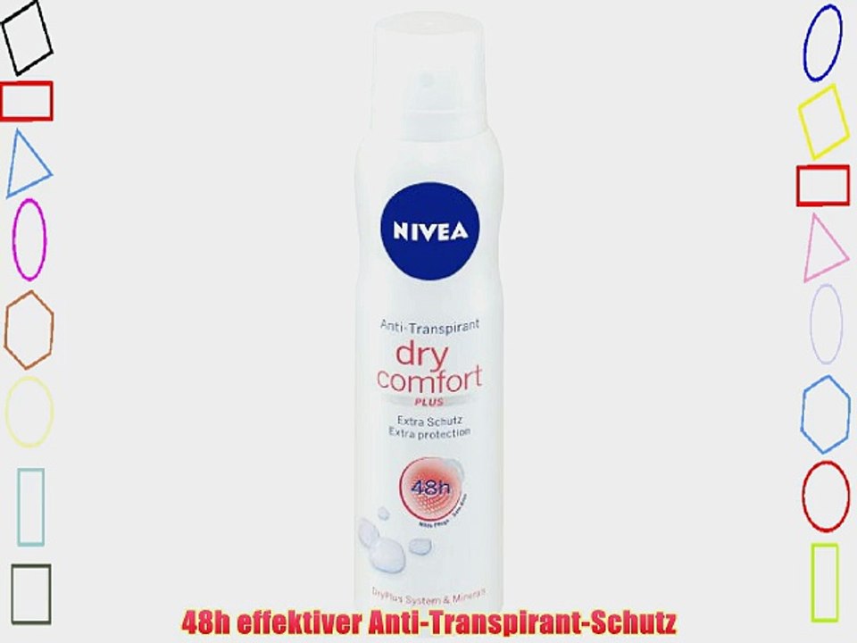 Nivea Dry Comfort plus Anti-Transpirant Spray 6er Pack (6 x 150 ml)