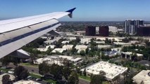 United 653: A320 Landing in SNA (John Wayne Airport) from SFO