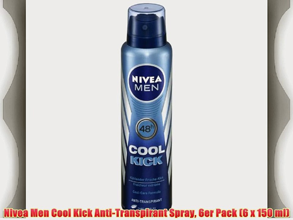 Nivea Men Cool Kick Anti-Transpirant Spray 6er Pack (6 x 150 ml)