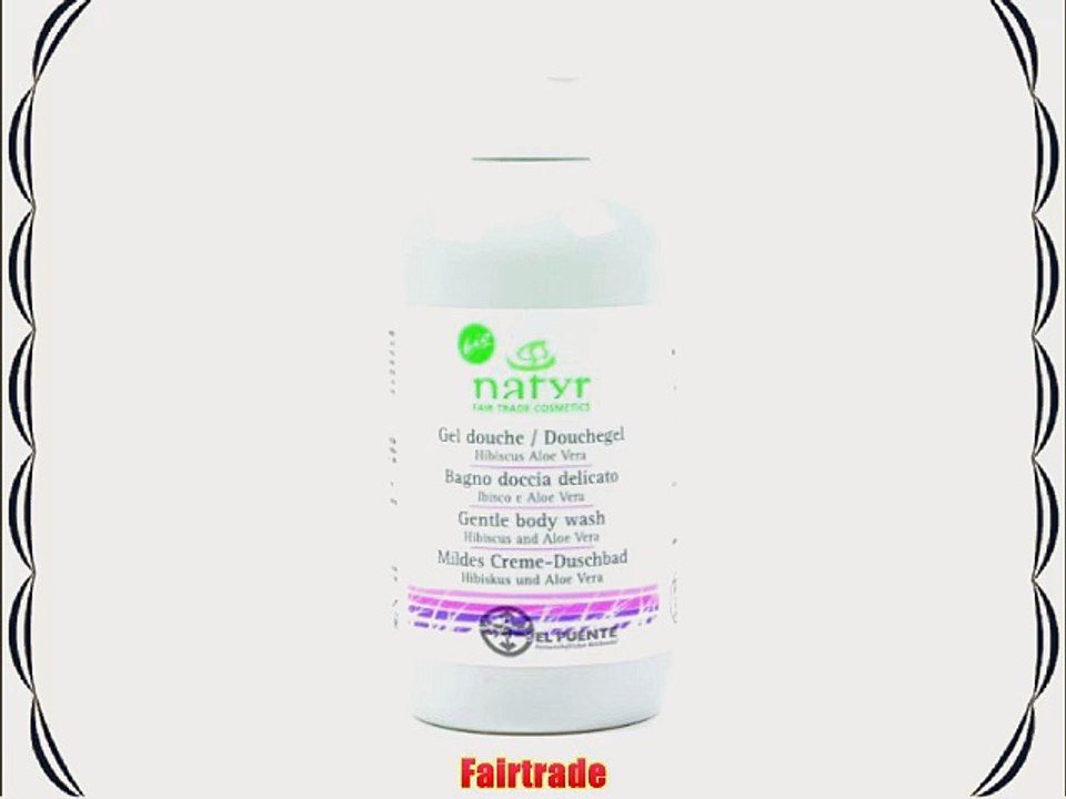 BioNatyr Mildes Creme-Duschbad mit Hibisus und Aloe Vera 2er Pack (2 x 250 ml)