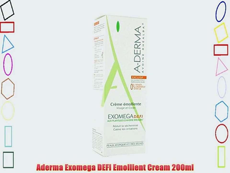 Aderma Exomega DEFI Emollient Cream 200ml