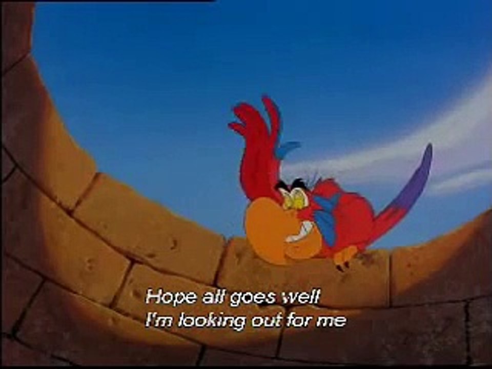Aladdin The Return of Jafar - Iago - I'm Looking Out for Me
