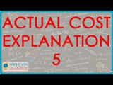978.CA IPCC   Actual cost Explanation 5