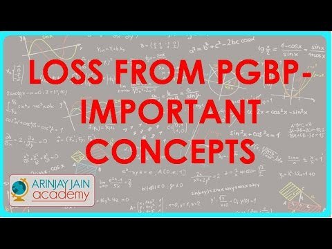 1265. Loss from PGBP Important Concepts