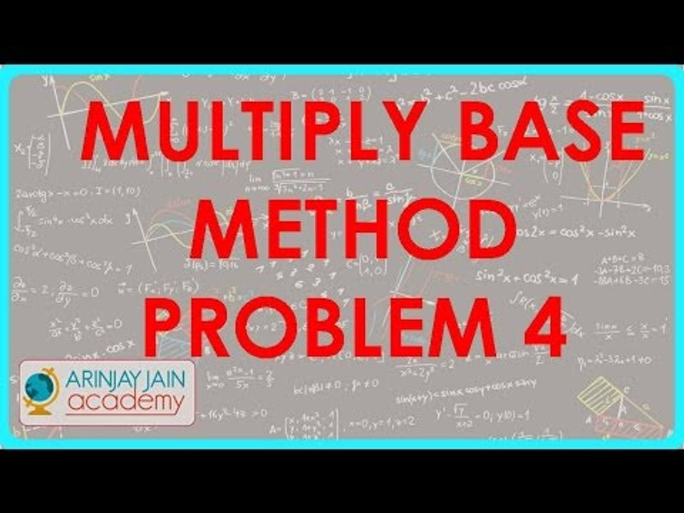 1295. Vedic Maths   Multiply Base Method Problem 4