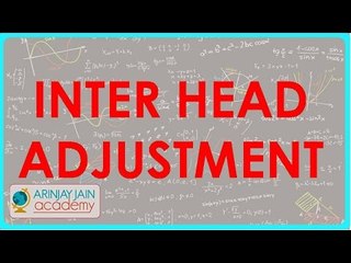 1269. Inter Head Adjustment    Section 71