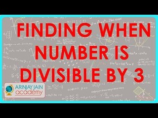 1303. Number system   Finding when number is divisible by 3