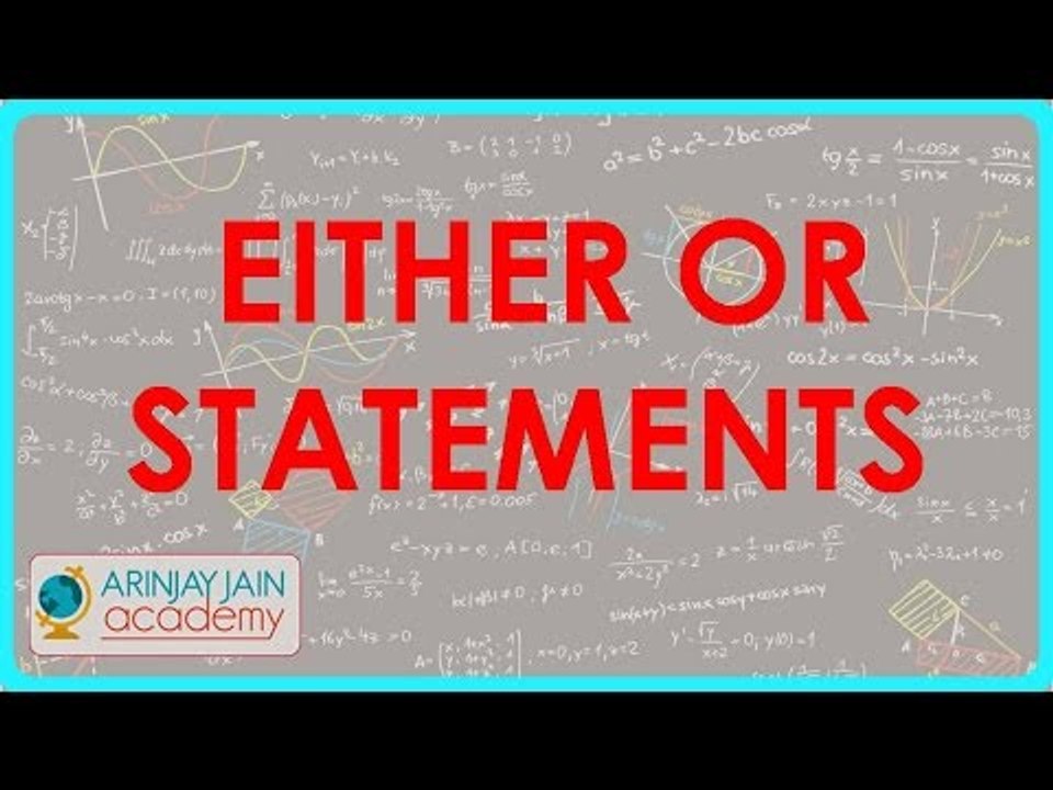 1316. Logical Links   Either or statements