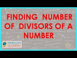 1311. Number system   Finding number of divisors of a number