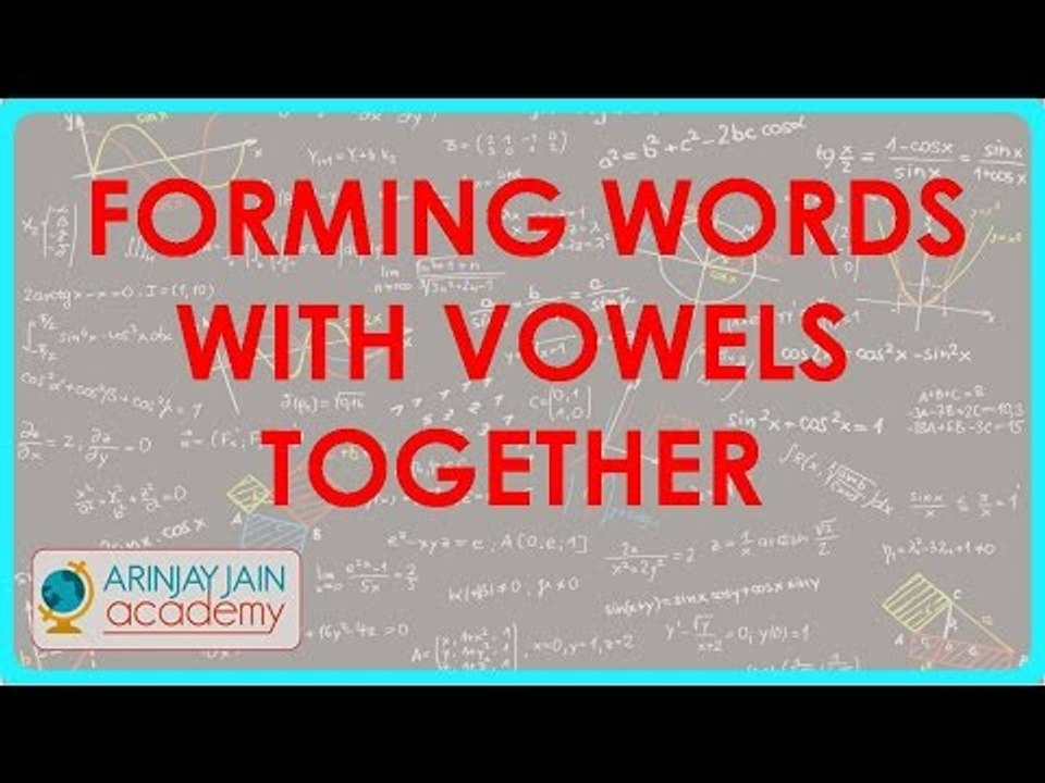 718.Permutation and Combination   Forming words with vowels together