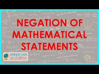 733.Negation of Mathematical statements