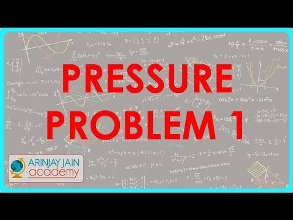 769.Pressure   Problem 1