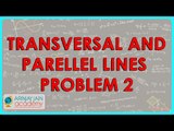 764.Transversal and Parellel Lines   Problem 2