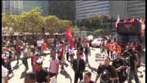 Los trabajadores de los astilleros cariocas marchan por sus derechos
