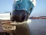 An amazing Video of new Ships how to launch into Sea.